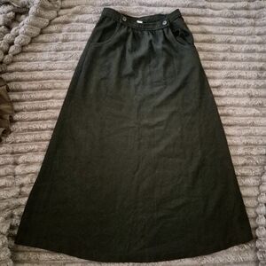 Elegant Black Maxi Skirt